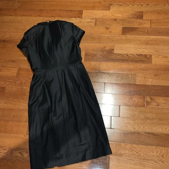 Le Chateau Black DoubleBreasted Virgin Wool Shirt Dress SZ Small - Picture 13 of 17